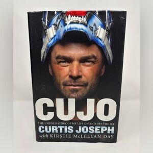 Cujo Curtis Joseph Hardcover Hockey Biography | NHL Goalie Memoir | Leafs Oilers